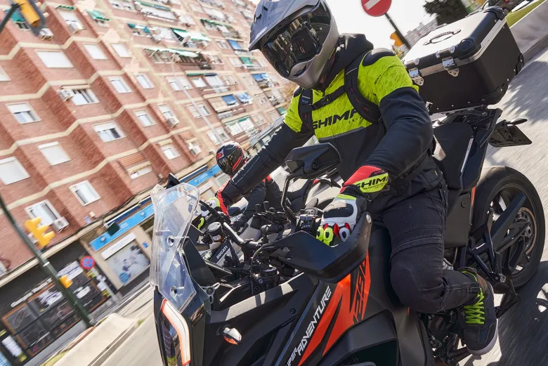 Kurtka tekstylna SHIMA DRIFT MEN FLUO żółty fluo czarny