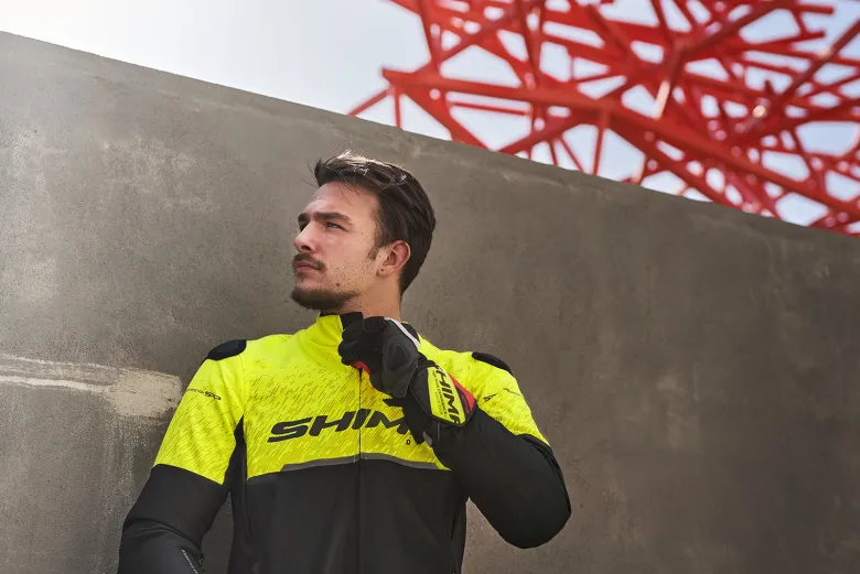 Kurtka tekstylna SHIMA DRIFT MEN FLUO żółty fluo czarny