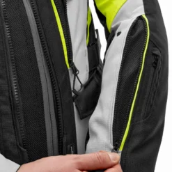 Kurtka tekstylna SHIMA DUNE FLUO czarny szary żółty fluo