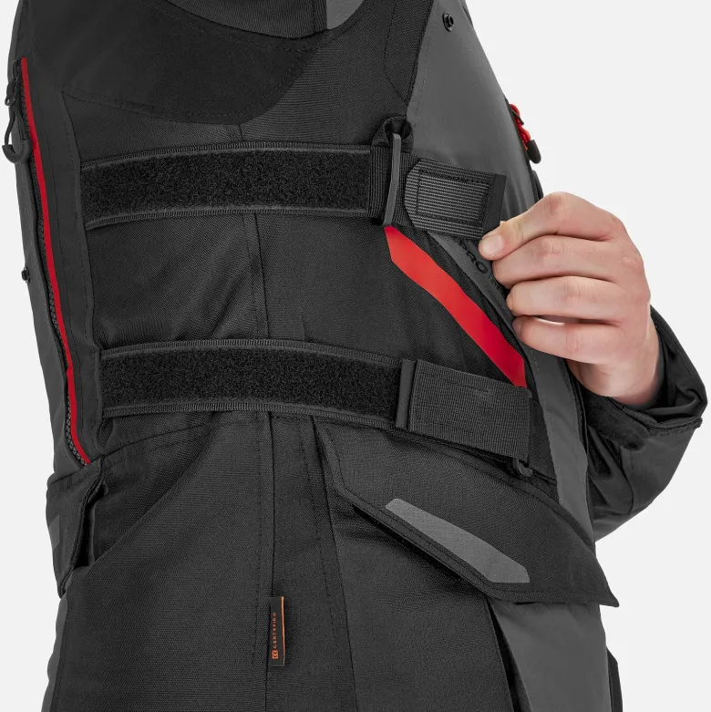 Kurtka tekstylna SHIMA DUNE RED czarny szary czerwony