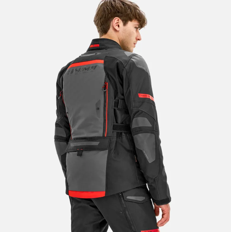 Kurtka tekstylna SHIMA DUNE RED czarny szary czerwony