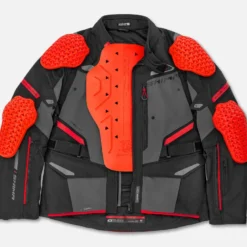 Kurtka tekstylna SHIMA DUNE RED czarny szary czerwony