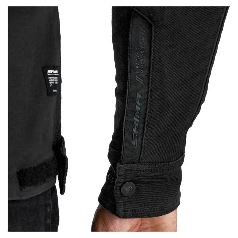 Kurtka tekstylna SHIMA GIRO BLACK czarny