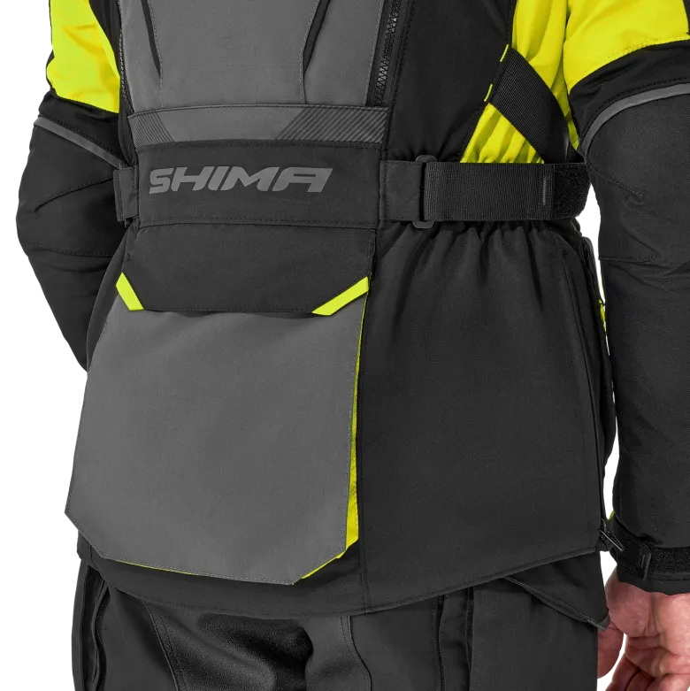 Kurtka tekstylna SHIMA HERO 2.0 MEN FLUO czarny szary żółty fluo