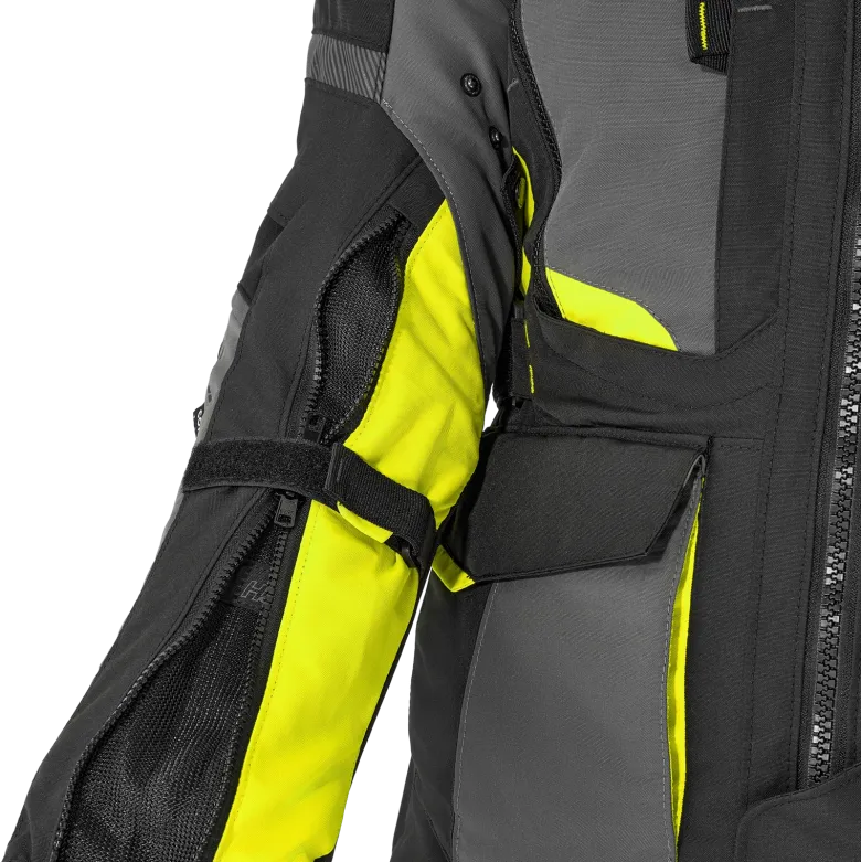 Kurtka tekstylna SHIMA HERO 2.0 MEN FLUO czarny szary żółty fluo