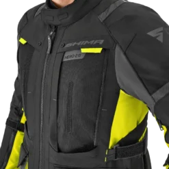 Kurtka tekstylna SHIMA HERO 2.0 MEN FLUO czarny szary żółty fluo
