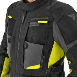 Kurtka tekstylna SHIMA HERO 2.0 MEN FLUO czarny szary żółty fluo