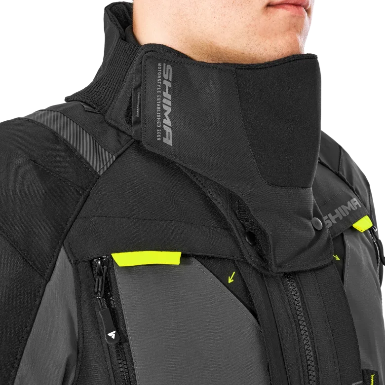 Kurtka tekstylna SHIMA HERO 2.0 MEN FLUO czarny szary żółty fluo