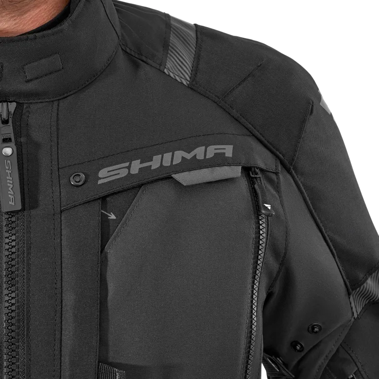 Kurtka tekstylna SHIMA HERO 2.0 MEN BLACK czarny