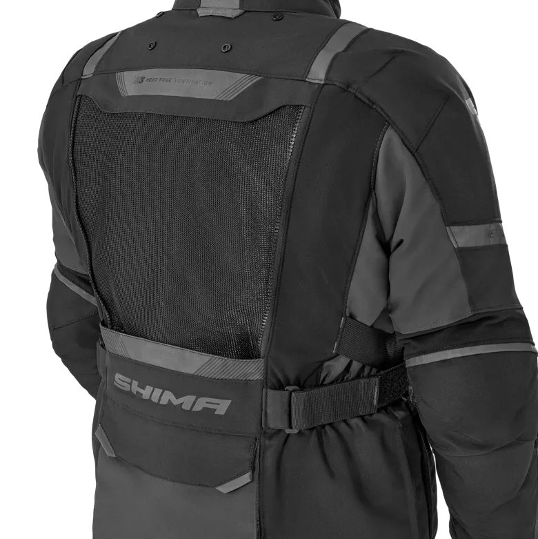 Kurtka tekstylna SHIMA HERO 2.0 MEN BLACK czarny