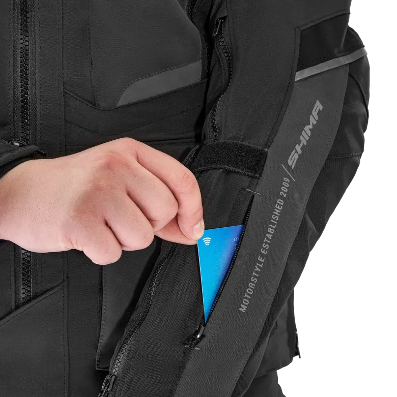 Kurtka tekstylna SHIMA HERO 2.0 MEN BLACK czarny