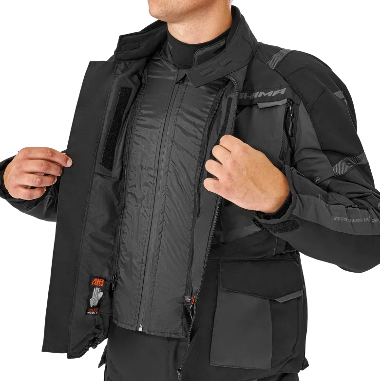 Kurtka tekstylna SHIMA HERO 2.0 MEN BLACK czarny