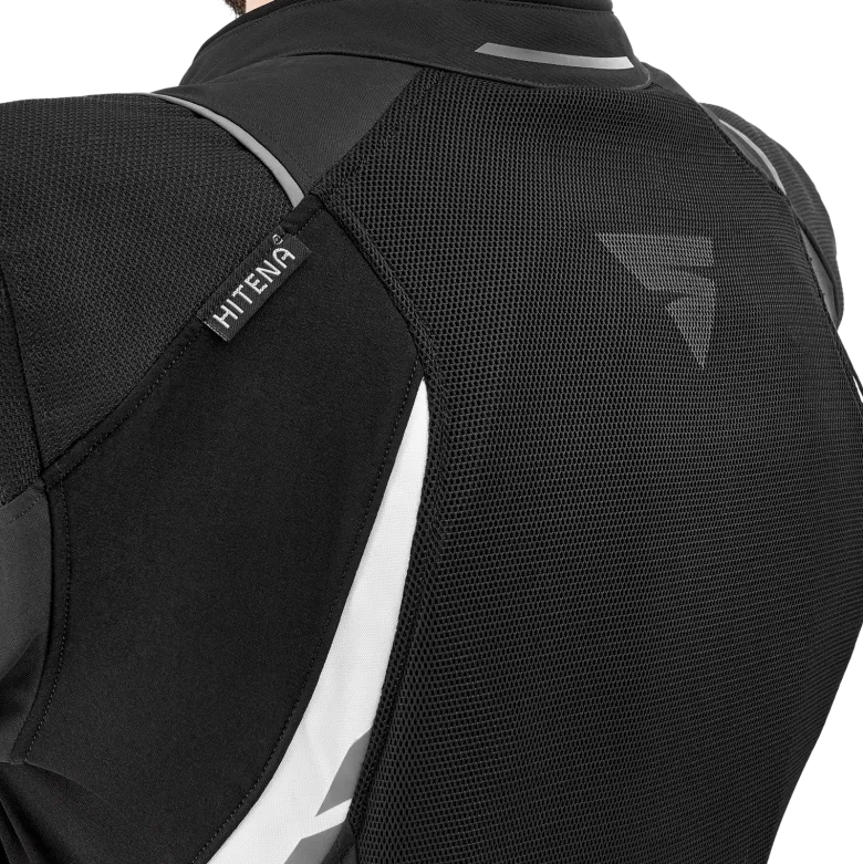 Kurtka tekstylna SHIMA MESH PRO 2.0 BLACK/WHITE czarny biały