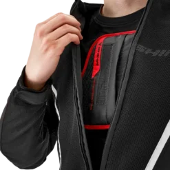 Kurtka tekstylna SHIMA MESH PRO 2.0 BLACK/WHITE czarny biały