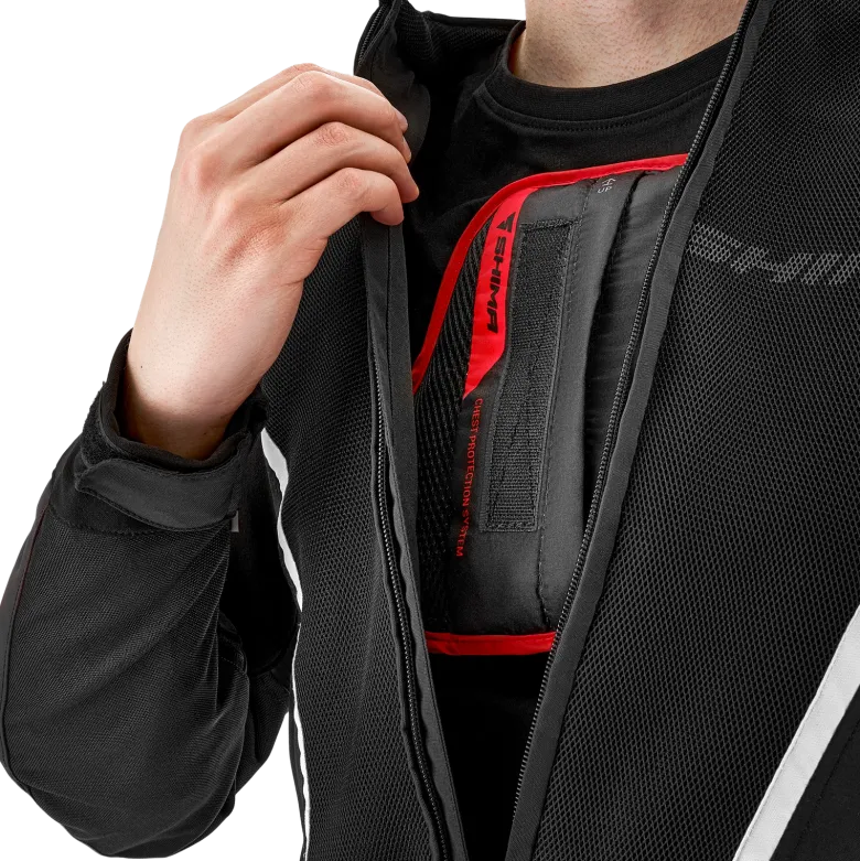 Kurtka tekstylna SHIMA MESH PRO 2.0 BLACK/WHITE czarny biały
