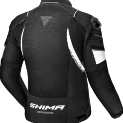 Kurtka tekstylna SHIMA MESH PRO 2.0 BLACK/WHITE czarny biały