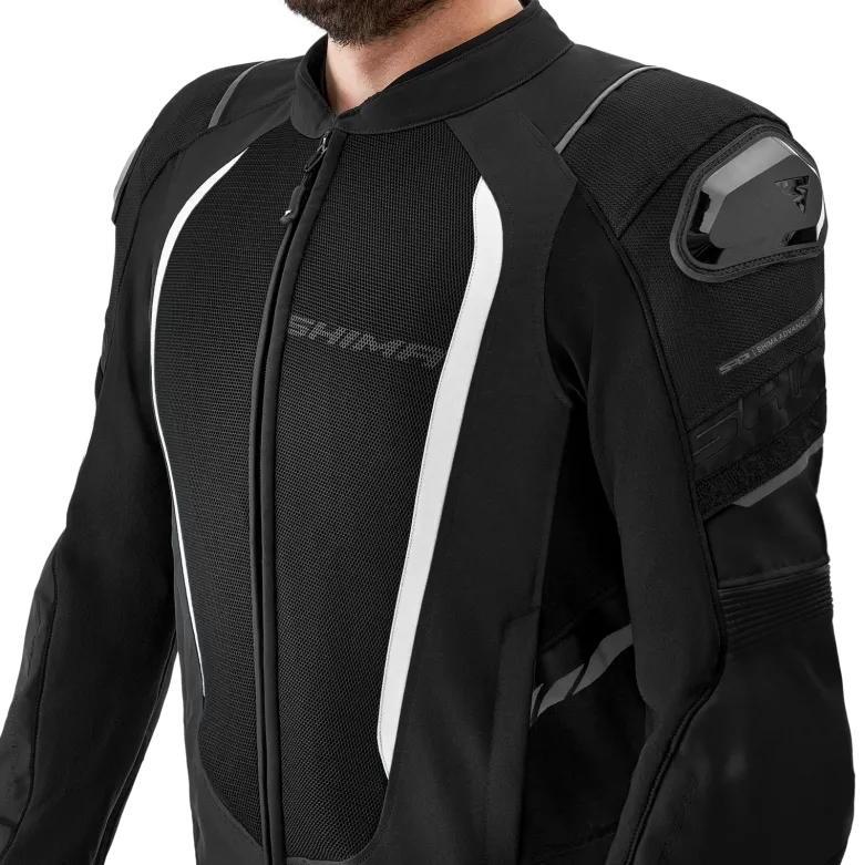 Kurtka tekstylna SHIMA MESH PRO 2.0 BLACK/WHITE czarny biały
