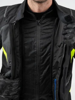 Kurtka tekstylna SHIMA RUNNER FLUO czarny żółty fluo