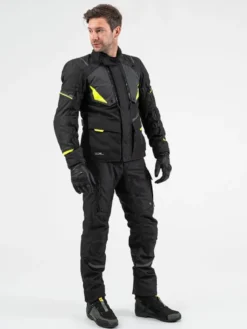 Kurtka tekstylna SHIMA RUNNER FLUO czarny żółty fluo