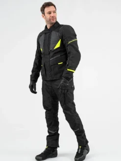 Kurtka tekstylna SHIMA RUNNER FLUO czarny żółty fluo