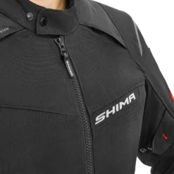 Kurtka tekstylna SHIMA RUSH 2.0 RED czarny czerwony