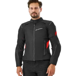 Kurtka tekstylna SHIMA RUSH 2.0 RED czarny czerwony