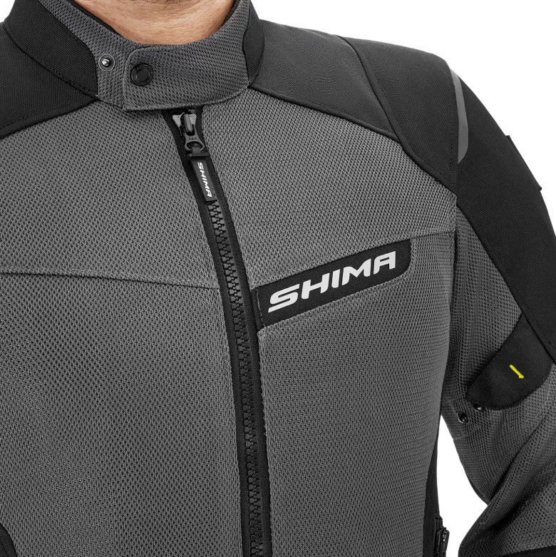 Kurtka tekstylna SHIMA RUSH 2.0 VENTED FLUO szary żółty fluo czarny