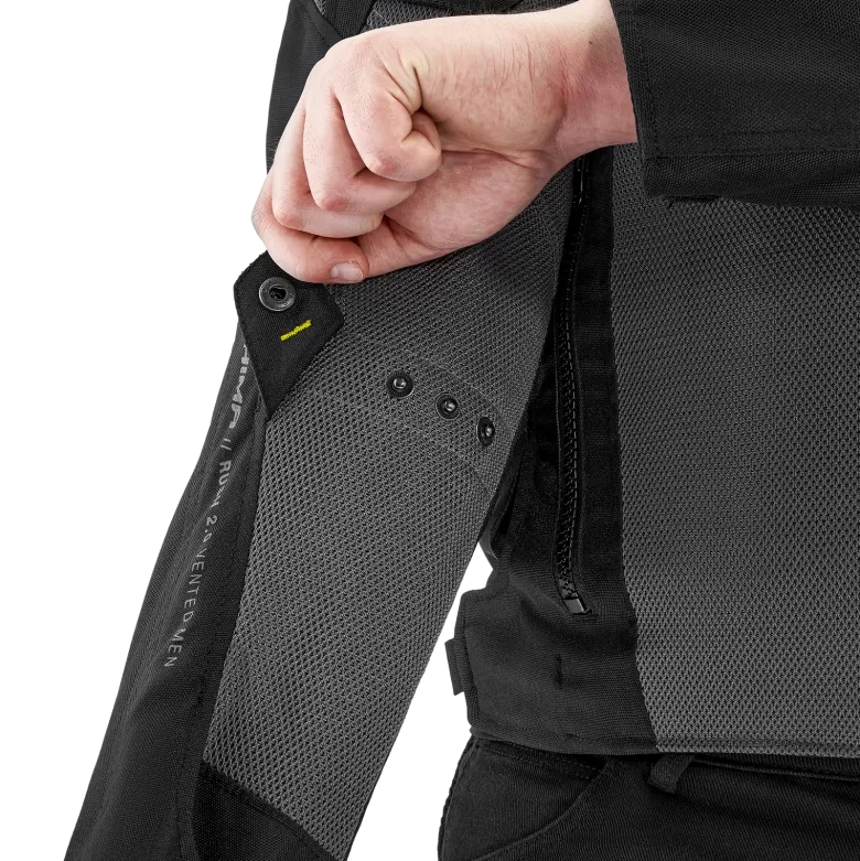 Kurtka tekstylna SHIMA RUSH 2.0 VENTED FLUO szary żółty fluo czarny