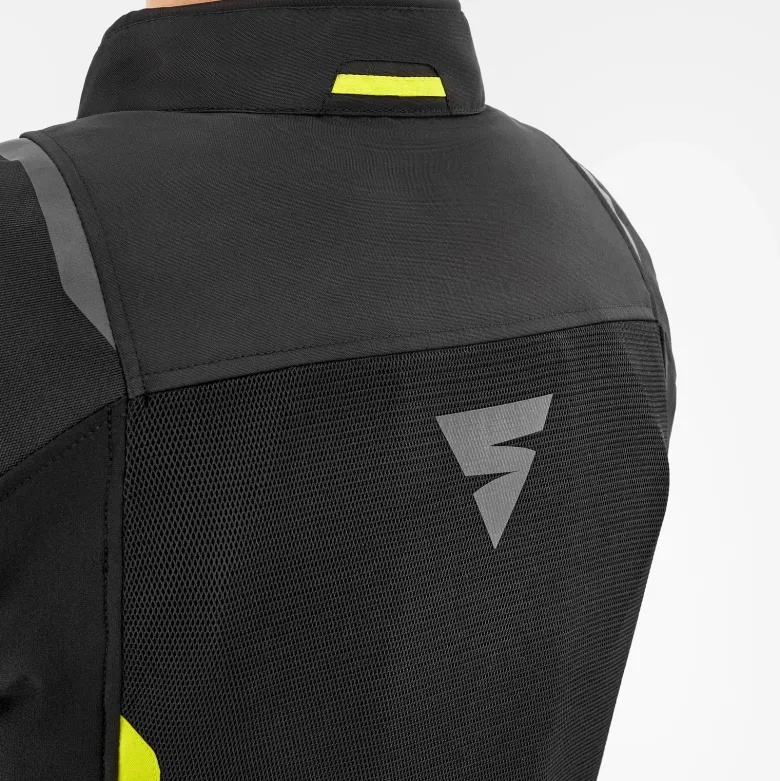 Kurtka tekstylna SHIMA SOLID 2.0 VENTED FLUO czarny żółty fluo