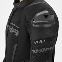 Kurtka tekstylna SHIMA SOLID 2.0 VENTED BLACK czarny