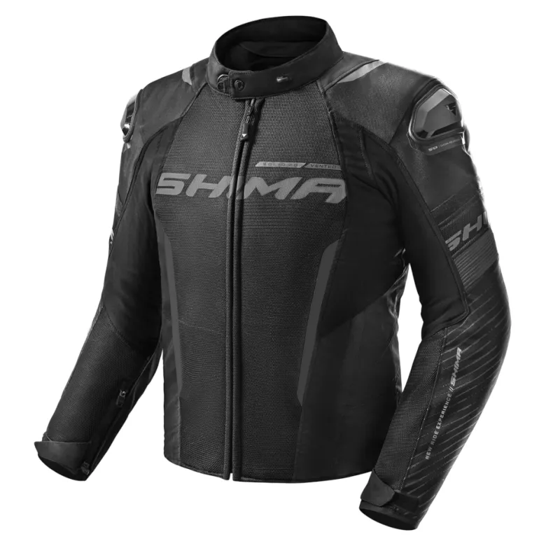 Kurtka tekstylna SHIMA SOLID 2.0 VENTED BLACK czarny