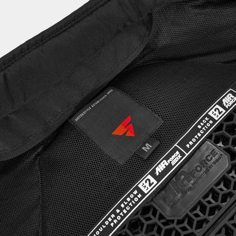 Kurtka tekstylna SHIMA SOLID 2.0 RED czarny czerwony