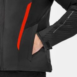 Kurtka tekstylna SHIMA SOLID 2.0 RED czarny czerwony
