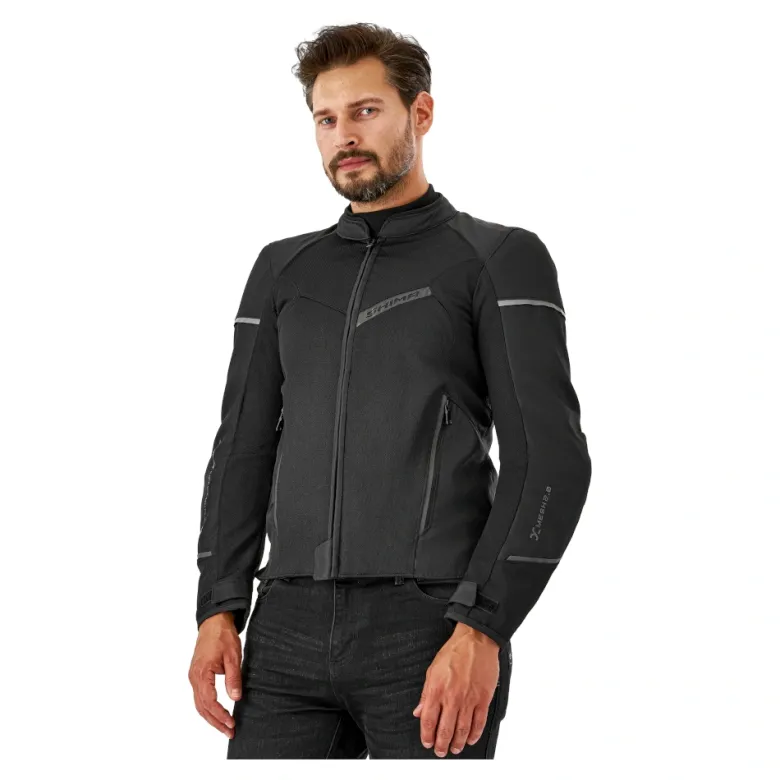 Kurtka tekstylna SHIMA X-MESH 2.0 BLACK czarny