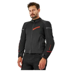 Kurtka tekstylna SHIMA X-MESH 2.0 RED czarny czerwony