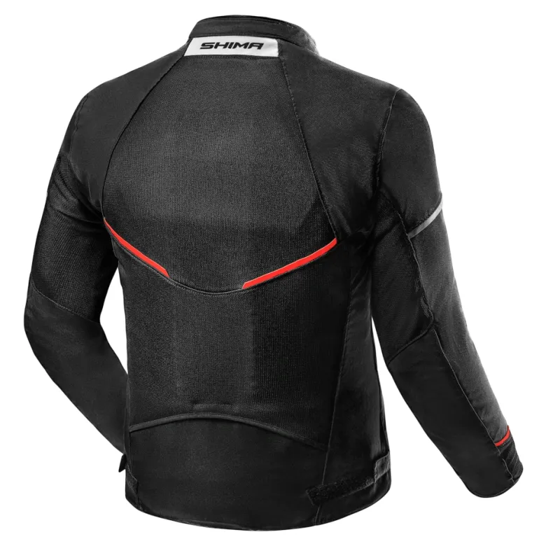 Kurtka tekstylna SHIMA X-MESH 2.0 RED czarny czerwony