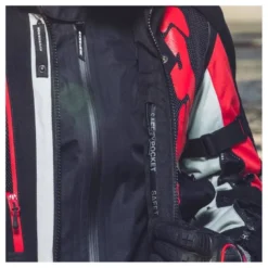 Kurtka tekstylna SPIDI ALLROAD ICE/RED czarny szary czerwony