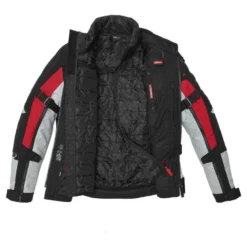 Kurtka tekstylna SPIDI ALLROAD ICE/RED czarny szary czerwony