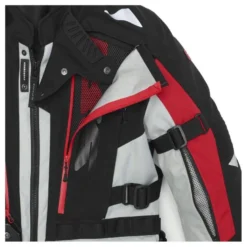 Kurtka tekstylna SPIDI ALLROAD ICE/RED czarny szary czerwony