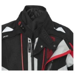 Kurtka tekstylna SPIDI ALLROAD ICE/RED czarny szary czerwony