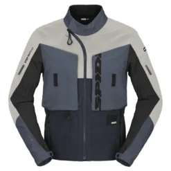Kurtka tekstylna SPIDI FRONTIER ICE/BLUE szary niebieski granatowy