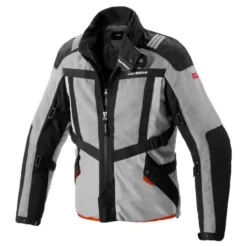 Kurtka tekstylna SPIDI NETRUNNER BLACK/GREY czarny szary czerwony