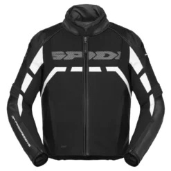 Kurtka tekstylna SPIDI RAPID H2OUT BLACK/WHITE czarny biały
