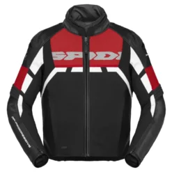 Kurtka tekstylna SPIDI RAPID H2OUT RED czarny czerwony biały