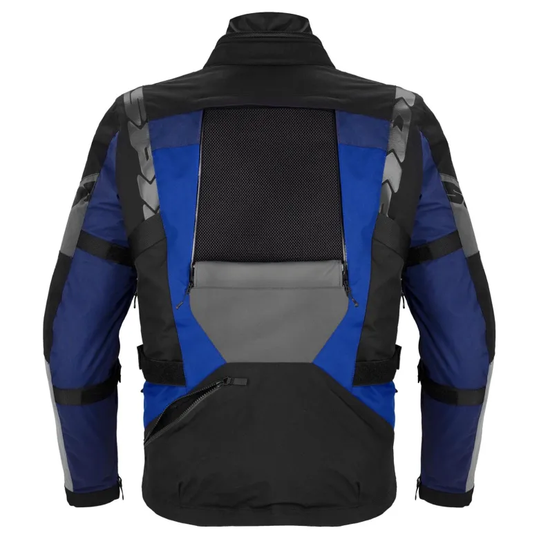 Kurtka tekstylna SPIDI 4 SEASON EVO BLUE szary czarny niebieski