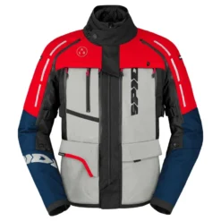 Kurtka tekstylna SPIDI 4 SEASON V3 BLUE/ICE/RED niebieski szary czerwony