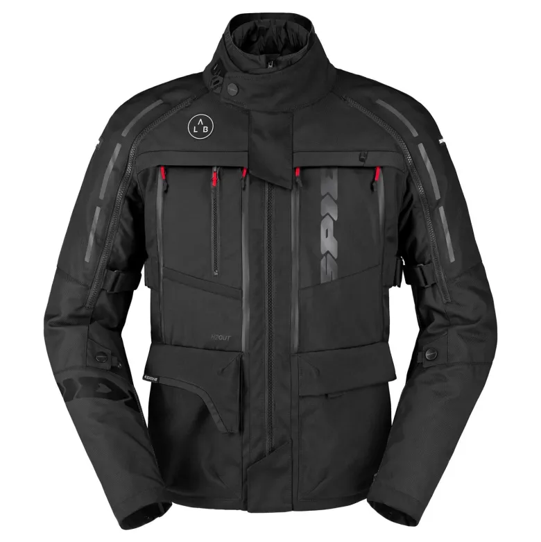 Kurtka tekstylna SPIDI 4 SEASON V3 BLACK czarny