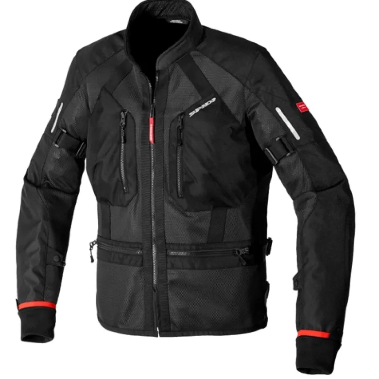Kurtka tekstylna SPIDI TECH ARMOR BLACK czarny