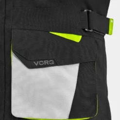 Kurtka tekstylna VORG CUMULUS FLUO czarny szary żółty fluo