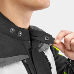 Kurtka tekstylna VORG CUMULUS FLUO czarny szary żółty fluo